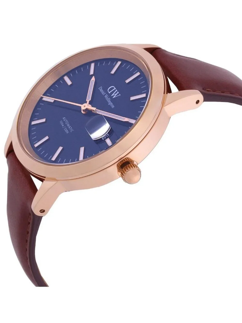 NWT Daniel Wellington Iconic St Mawes Automatic Blue Dial Watch